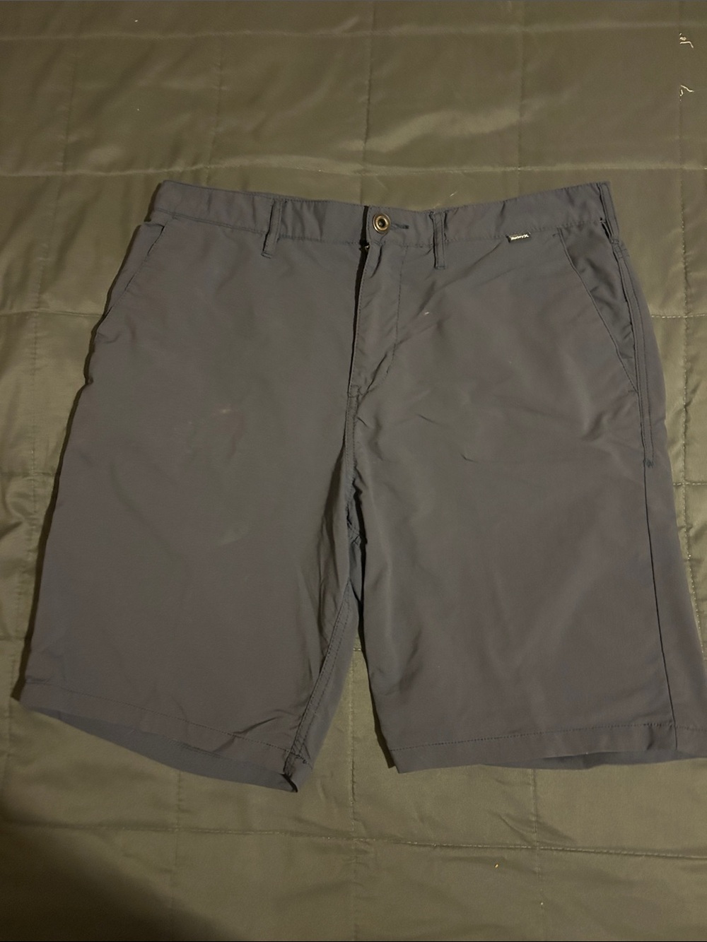 Nike Men's Flat Front Shorts - Charcoal
